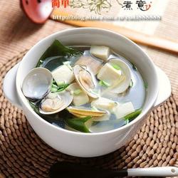蛤蜊海带豆腐汤的做法[图]