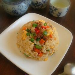 XO酱鸡粒炒饭的做法[图]