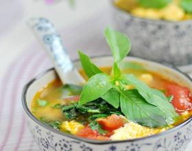 西红柿荆芥蛋汤[图]