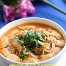 泡菜鱼肠面条的做法[图]