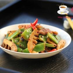 豆豉刀豆肉片的做法[图]