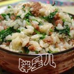 肉糜萝卜缨泡饭的做法[图]