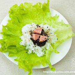 橄榄火腿菜包饭的做法[图]