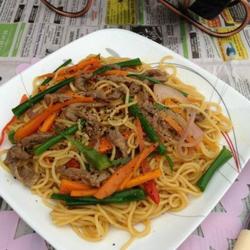 黑椒牛柳炒意粉的做法[图]