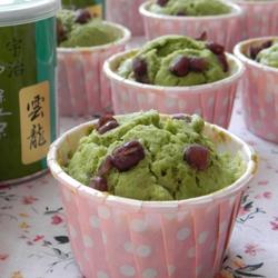 抹茶蜜豆玛芬的做法[图]