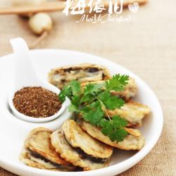 椒盐煎茄盒的做法[图]