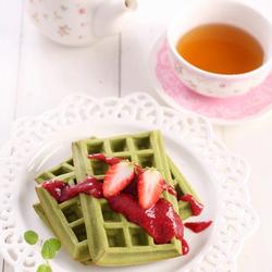 抹茶华夫饼的做法[图]