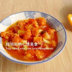 西红柿烧菜花的做法[图]