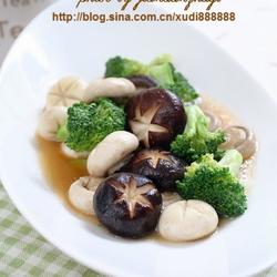 蚝油双菇西兰花的做法[图]