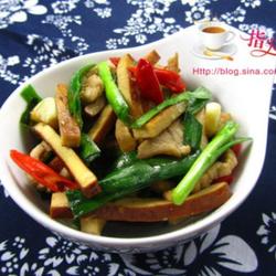 韭菜香干炒肉丝的做法[图]