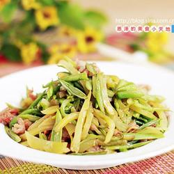 豆角丝榨菜丝和肉丝的做法[图]