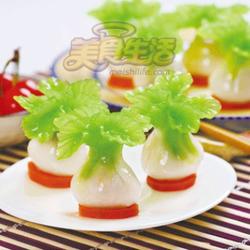 水晶象形白菜蒸饺的做法[图]