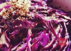 芝麻紫甘蓝的做法图解1