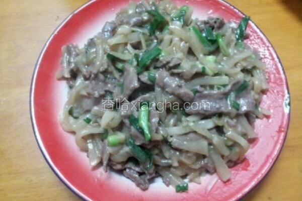 牛肉炒萝卜