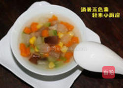 清凉消暑五色羹的做法图解4