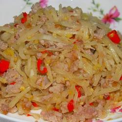 酸笋炒肉的做法[图]