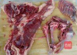 藕块炖鸭肉的做法图解2