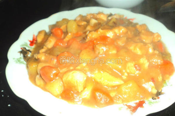 咖喱土豆鸡块