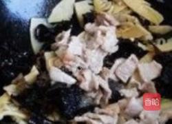 木耳冬笋肉片的做法图解6