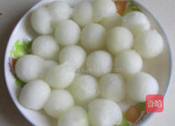 干贝冬瓜球的做法图解2