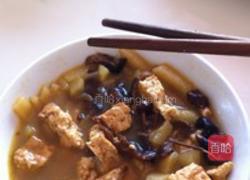 莜面饸捞蘸山药蘑菇豆腐的做法图解1