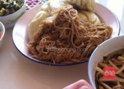 莜面饸捞蘸山药蘑菇豆腐的做法图解2