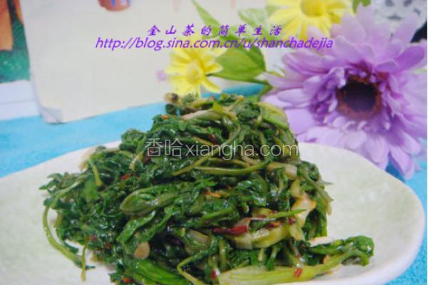 凉拌荠菜