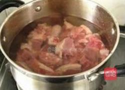 老鹅炖卤干的做法图解2