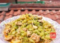 芹菜炒猪肉末的做法图解10