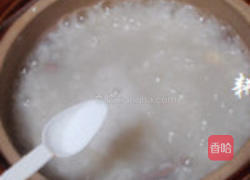 鸭肉湘莲粥的做法图解9