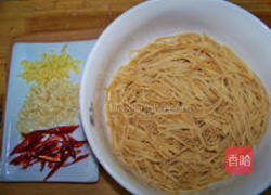 口味发丝千张的做法图解1