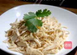 绿豆芽炒鸡丝的做法图解2