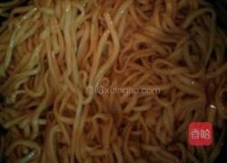 牛肉芥蓝炒果条的做法图解3