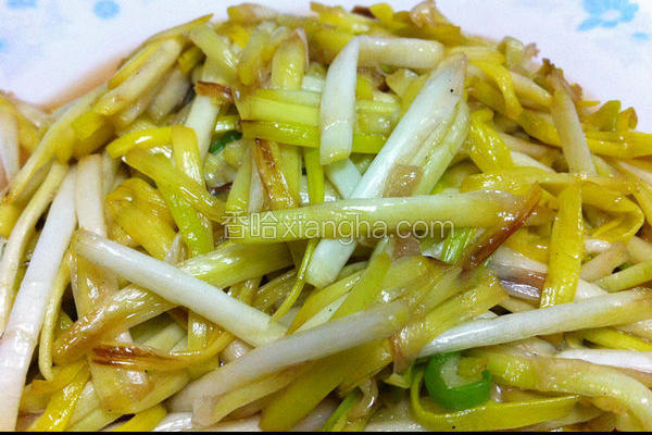 素炒蒜黄