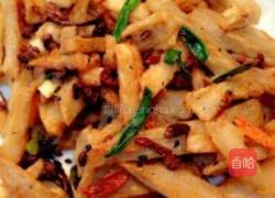 干煸藕丝的做法图解4