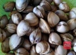 爆炒文蛤的做法图解1