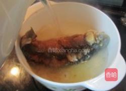 豆腐蘑菇炖鲫鱼的做法图解6