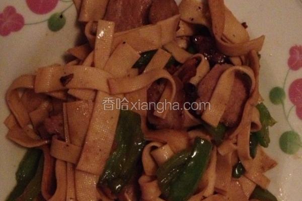 懒人尖椒干豆腐