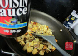 海鲜酱炒三丁的做法图解6