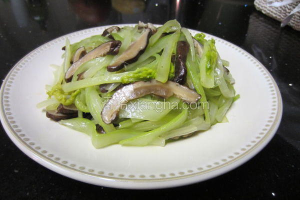 香菇炒西芹