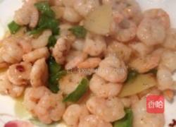 清炒海虾仁的做法图解3