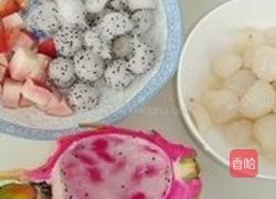 桂花杂果沙拉的做法图解1