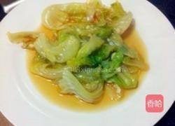 蒜茸耗油西生菜的做法图解6