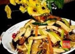 冬菇炒豆腐干的做法图解12