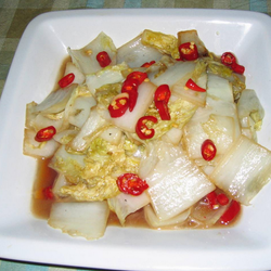 醋溜白菜片的做法[图]