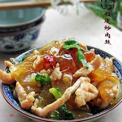 拉皮炒肉丝的做法[图]