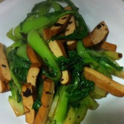 上海青菜炒豆干的做法[图]
