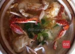蟹煲豆腐的做法图解3