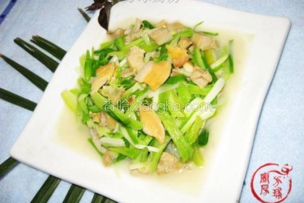 香葱蛤蜊肉