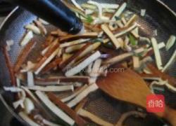韭菜香干炒肉丝的做法图解6